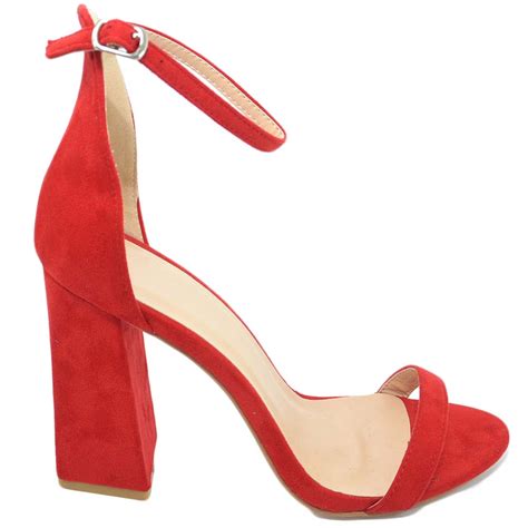 sandalo chanel rosso zalando|Sandali con tacco rosso .